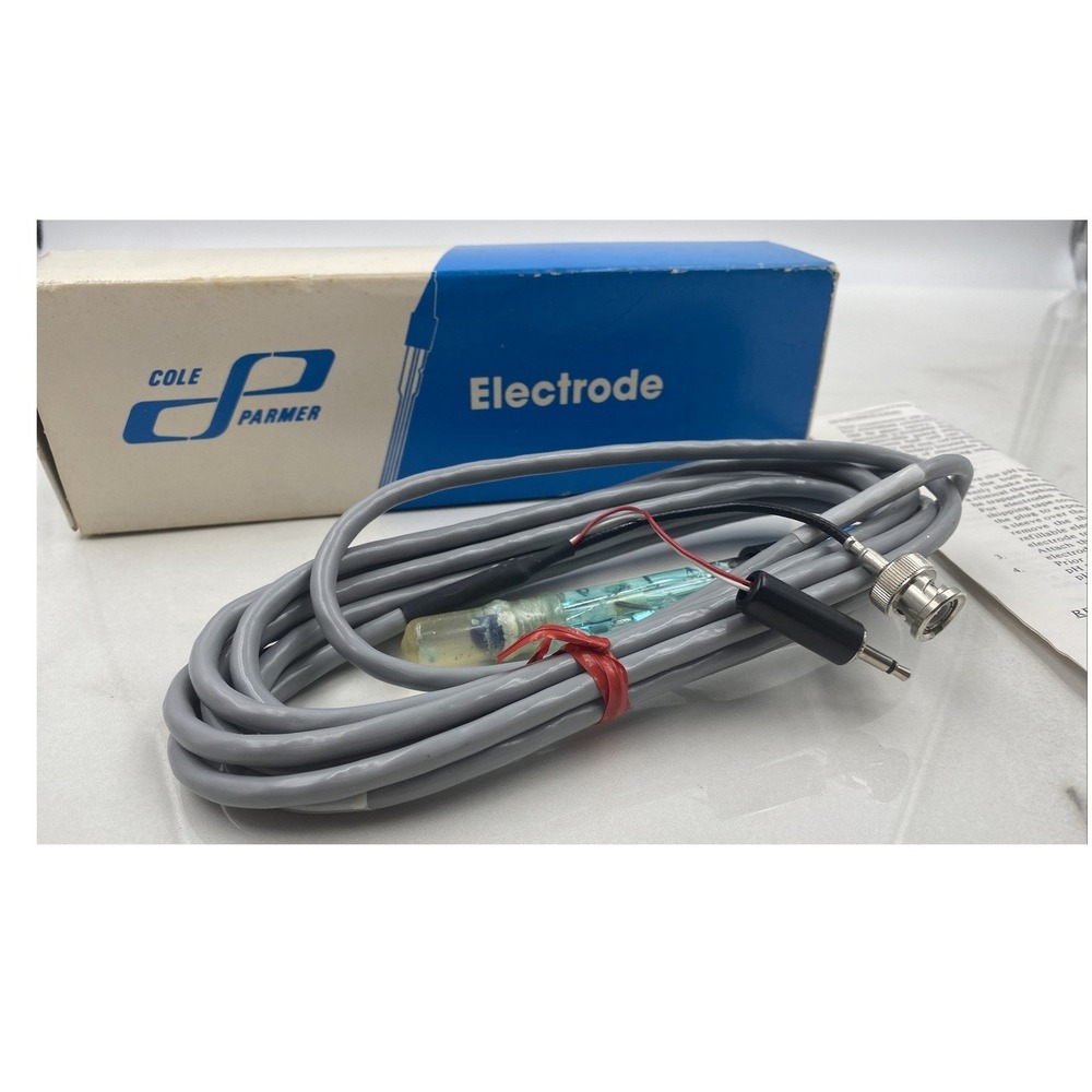 Cole-Parmer 5994-26 Combination pH Electrode Glass Body BNC Lab Sensor